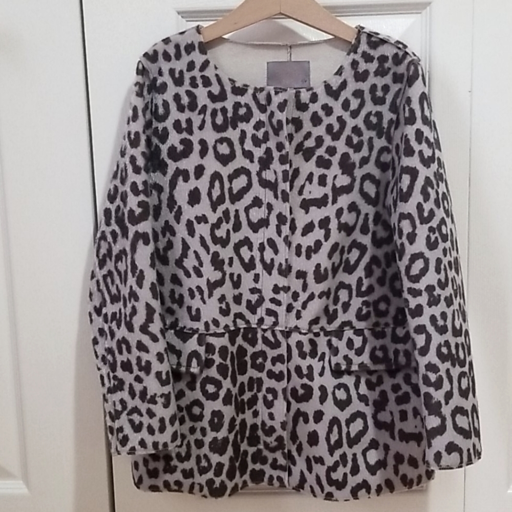 Child's Faux Animal Print Jacket